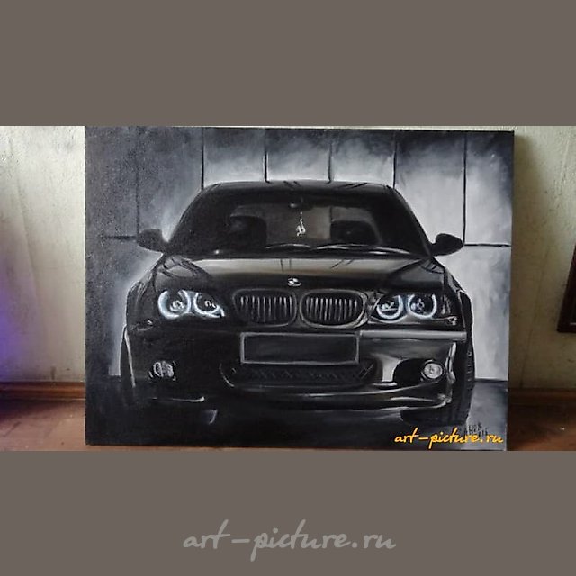 BMW масло, холст