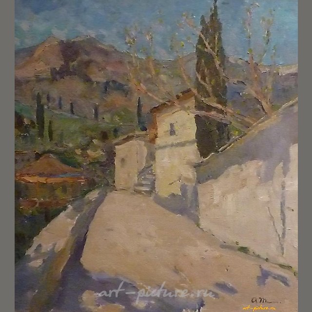 Чеховка. холст. масло. 50 х 55