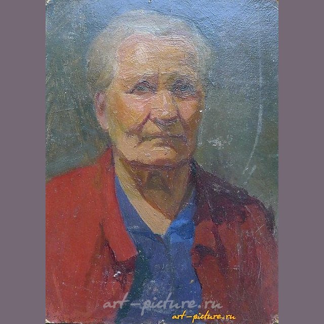Натурщица. Картон, масло. 27 х 20 см.