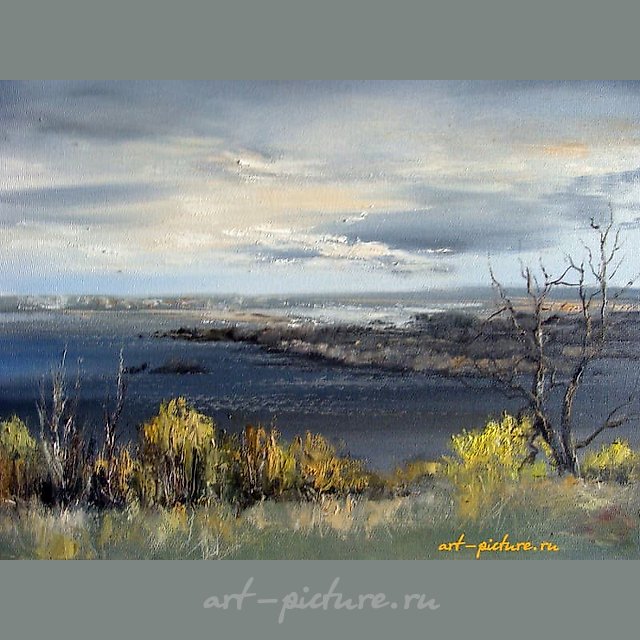 Волга за Кашпиром масло,холст