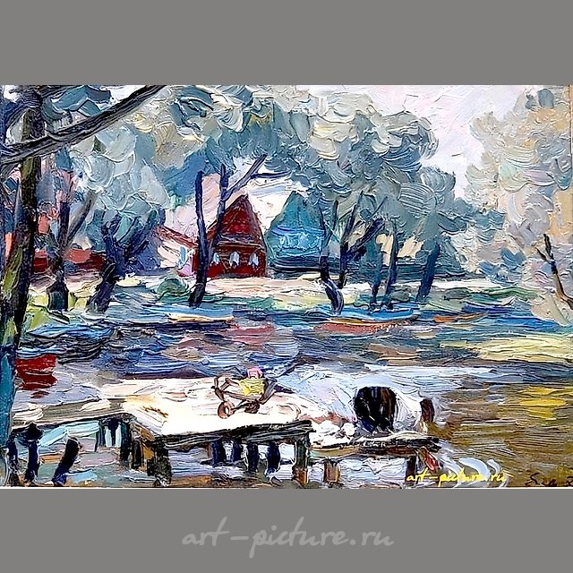 На реке