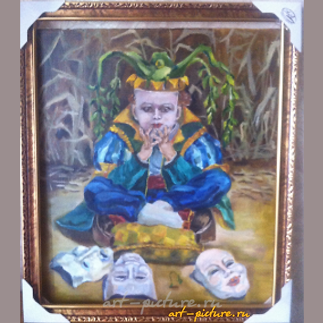 Маски масло,холст 