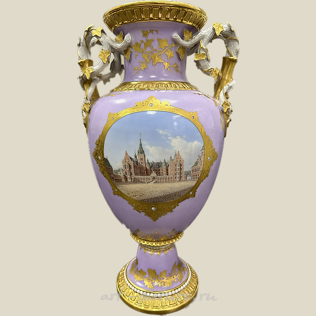 "Royal Copenhagen vase 19th century"