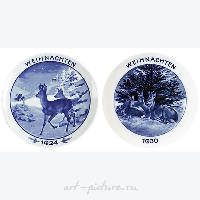 Теодор Кернер. Настенная тарелка Рождественская. 1924, 1930 гг.