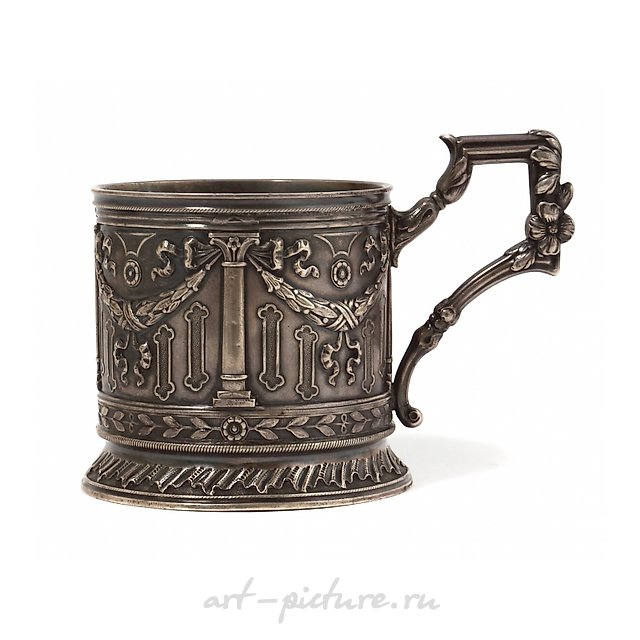 Серебряный подстаканник Клингерт Густав Густавович, Россия, 1899-1908 гг.