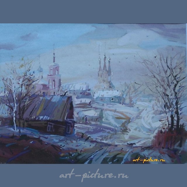 Солнечный день. Акварель. 24 х 30 см