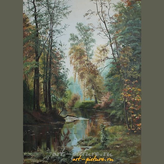 Павловский лес масло, холст