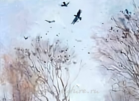 Этюд в деревне. Холст, масло. 35 х 50 см