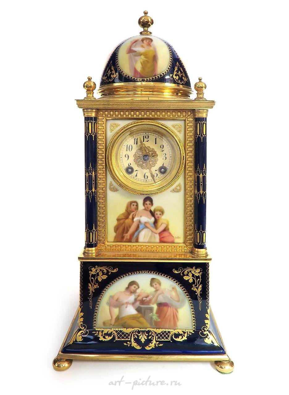 Часы из фарфора Royal Vienna, около 1880 года