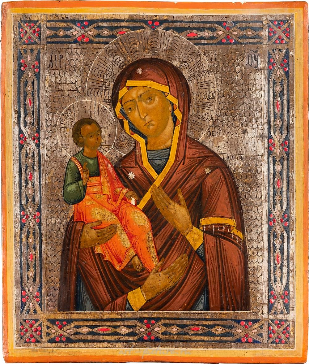 ИКОНА, ИЗОБРАЖАЮЩАЯ русскую ТРЕХРУКУЮ БОЖЬЮ МАТЕРЬ