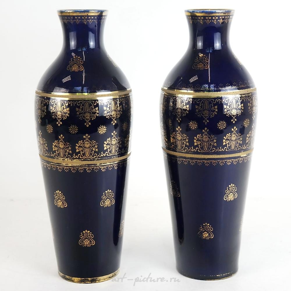 Австрийские  вазы из королевской Вены, 6 шт.