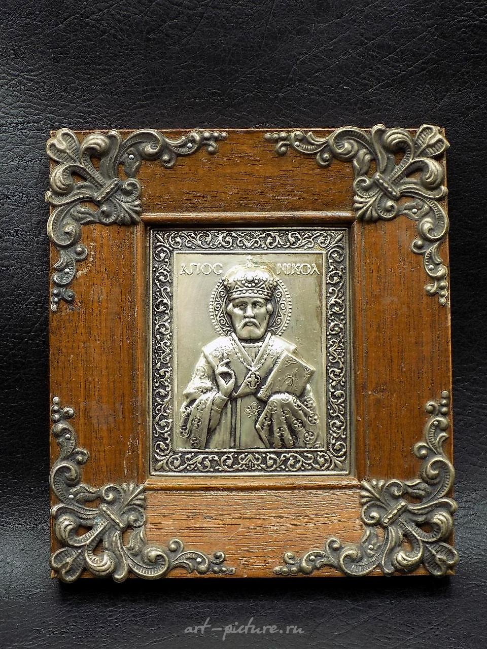 Antique miniature painting in ornate frame