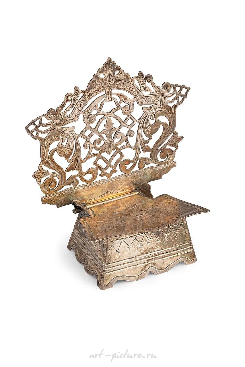 SALIERA A SILVER THRONE, KOSTROMA, 1899-1905, GOLDSMITH I.A. ...
