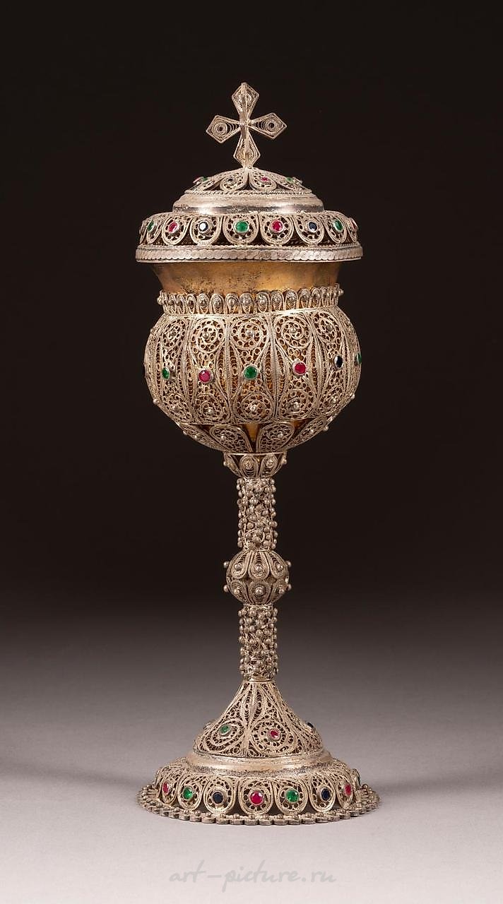 A SILVER-GILT CHALICE
