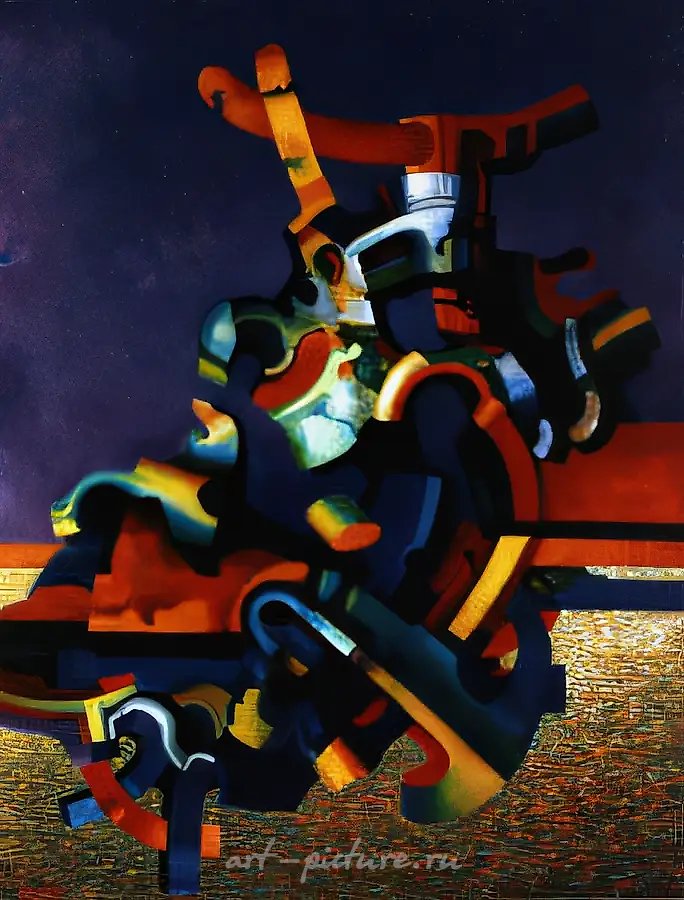 Загадка., 1998, холст, масло, 130х100 Собственность автора
