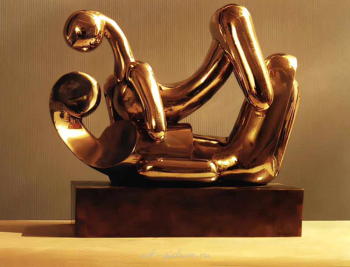Любовники., 1999, бронза, 35х40х17 Собственность автора