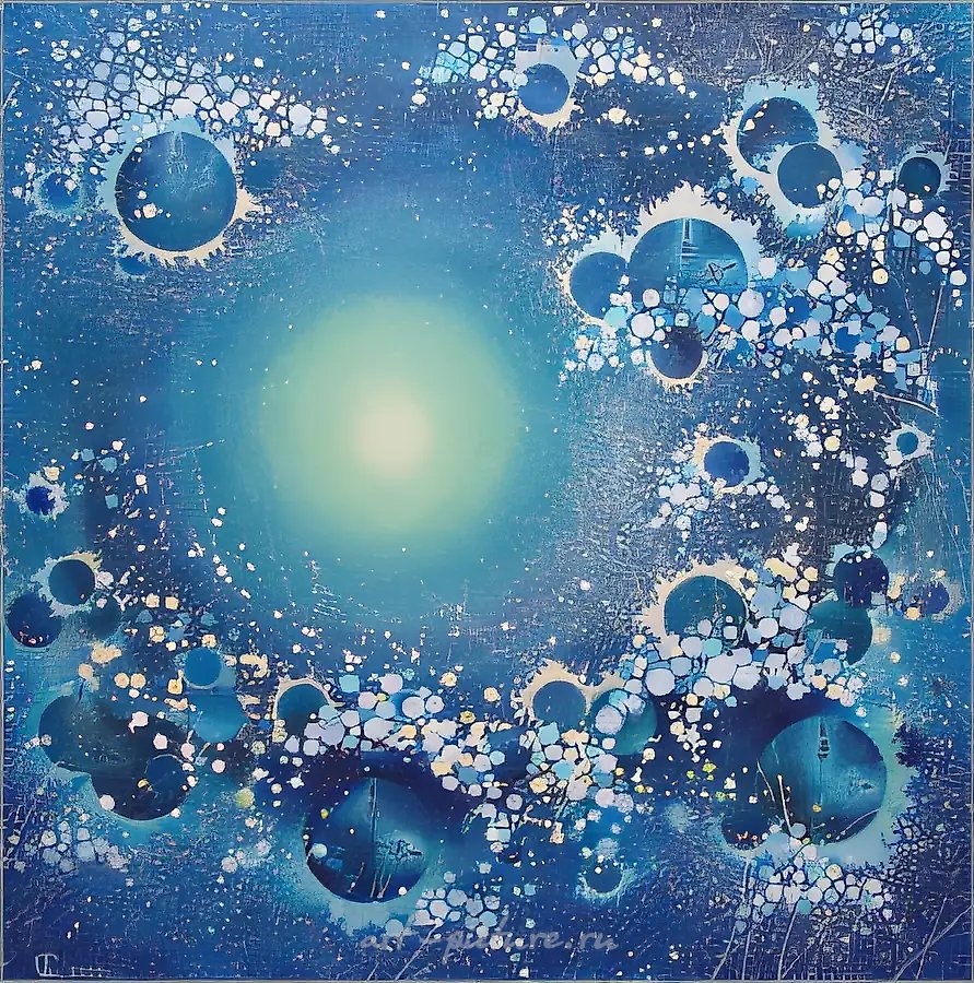 Бессонница, 2000, холст, масло, 100x100