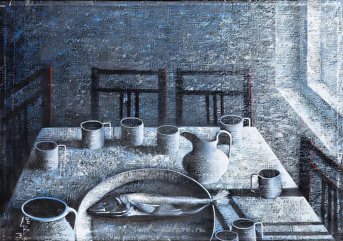 Утро, 7.00., 1997, холст, масло, 70х97