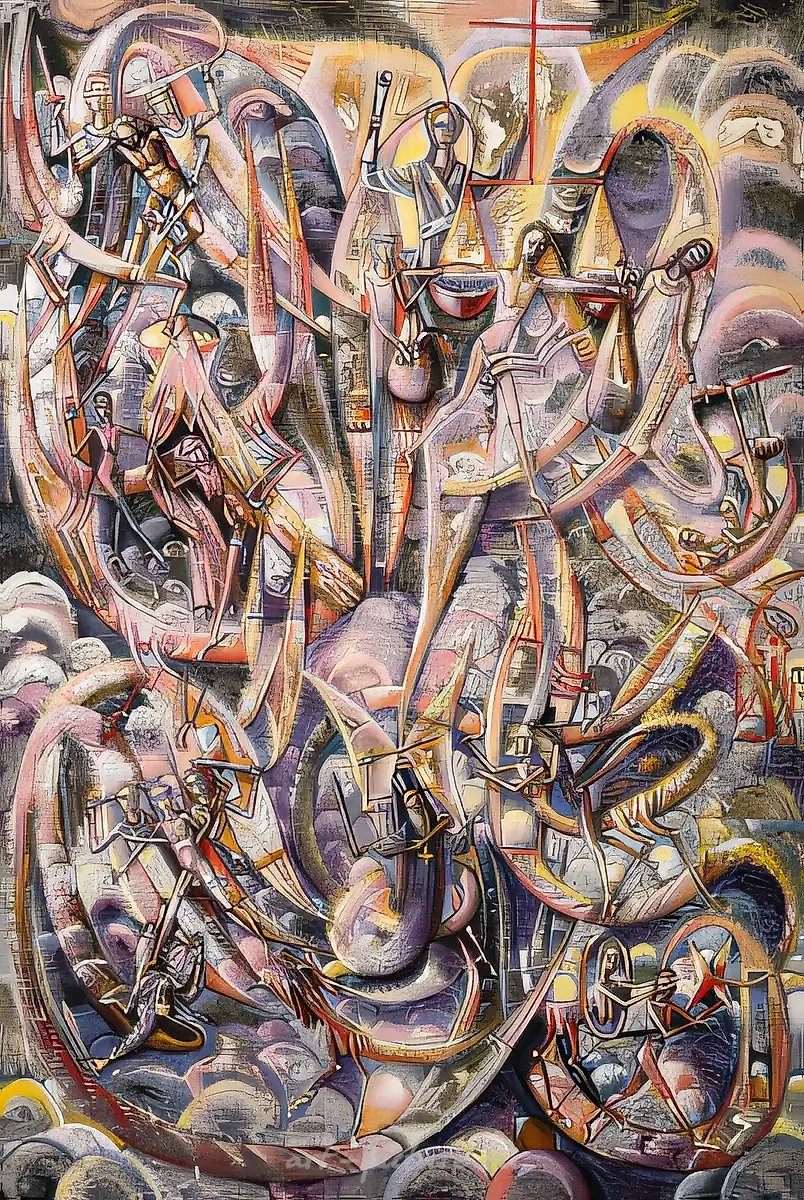 Суд, 1994, масло на холсте, 120x85