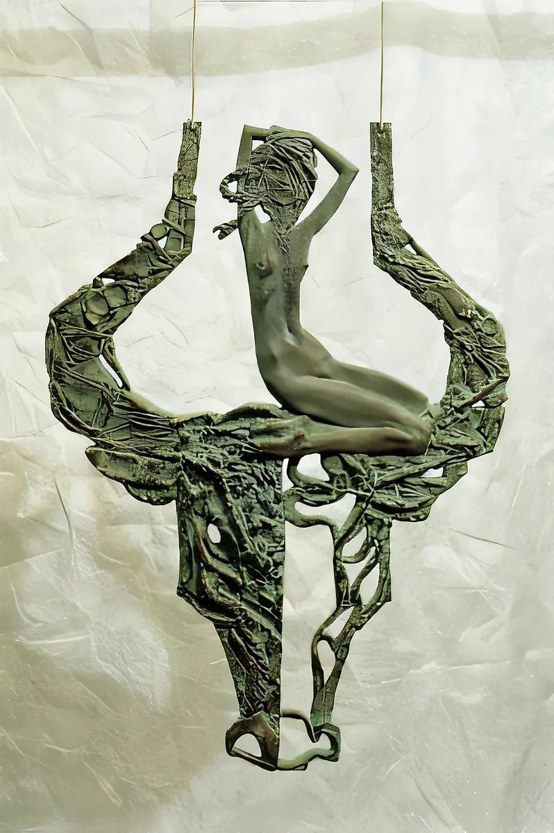 Похищение Европы., 1998, бронза, высота 75 см