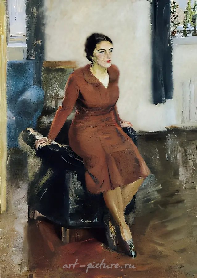 В интерьере., 1946, холст, масло, 70х50 $20.000