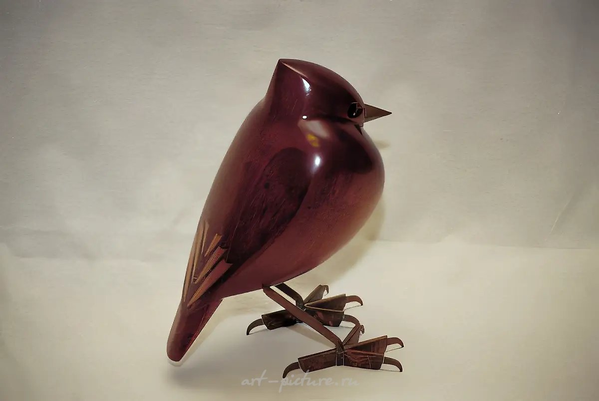 Птица, 2000, дерево, металл, высота 19 см