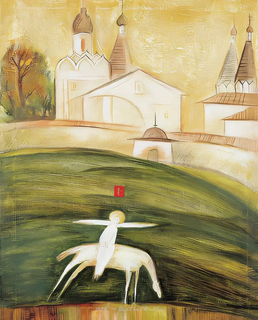 Видение, 1999, холст, масло, 60х80