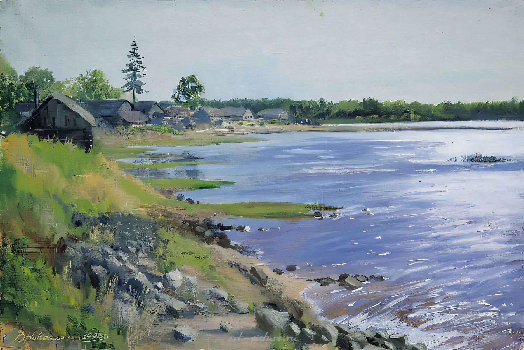 Северик, 1996, холст, масло, 40х60