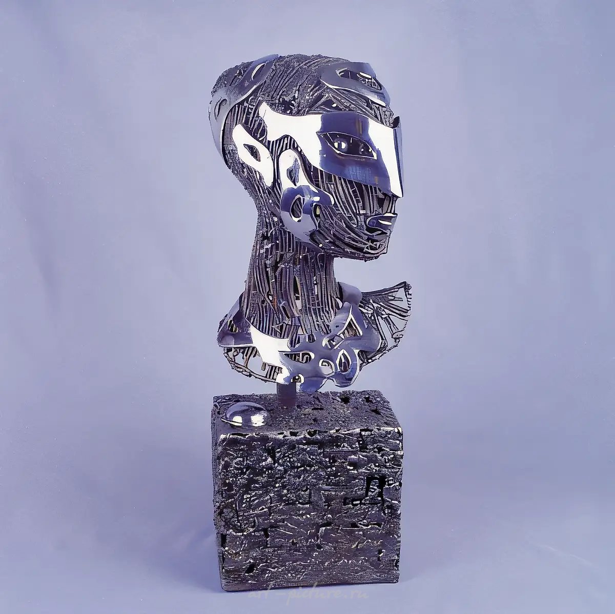 Ева ХХI, 1999, сталь, авторская техника, 65х27х27 см