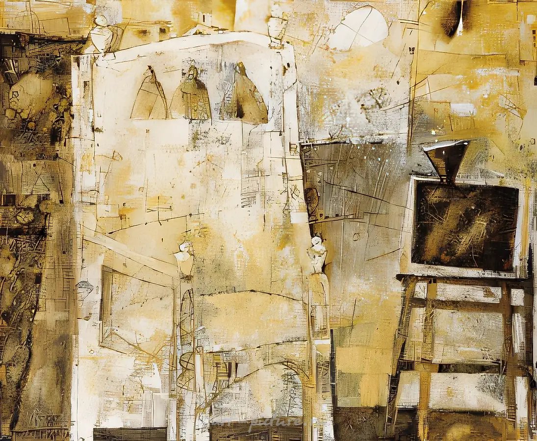 Диалог Андрея Рублева и
Казимира Малевича. 
, 1998, холст, масло, 100х120