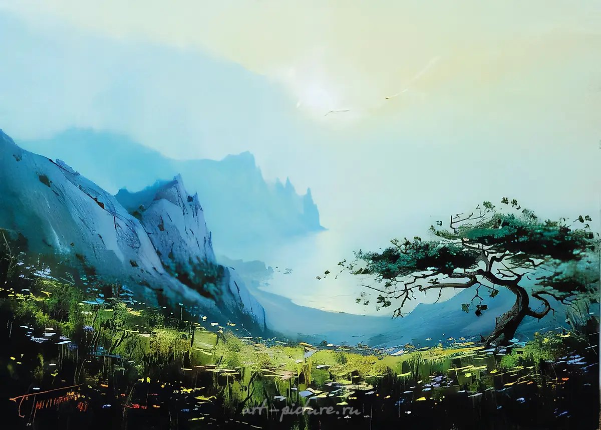 Мираж, 1999, масло на холсте, 50x70, $1800. Частная коллекция