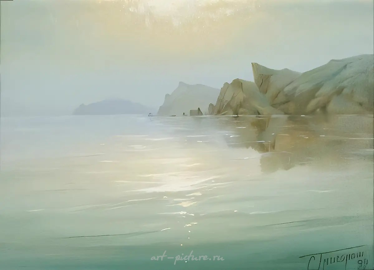 Штиль, 1999, масло на холсте, 35x45, $600. Частная коллекция