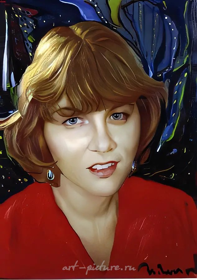Портрет Е. Коваленко, 2001, масло на холсте, 70x50