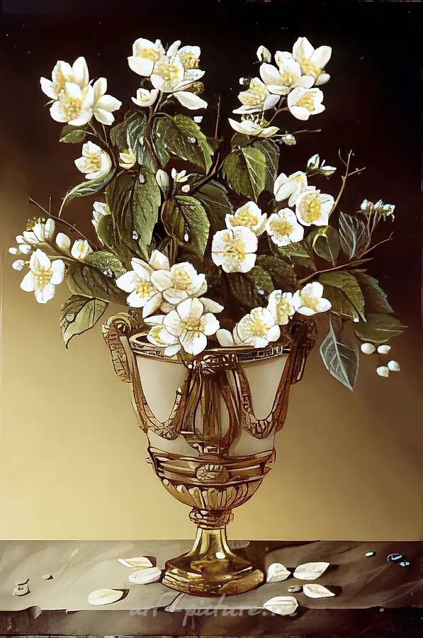 Жасмин, 2001, масло на холсте, 33x23