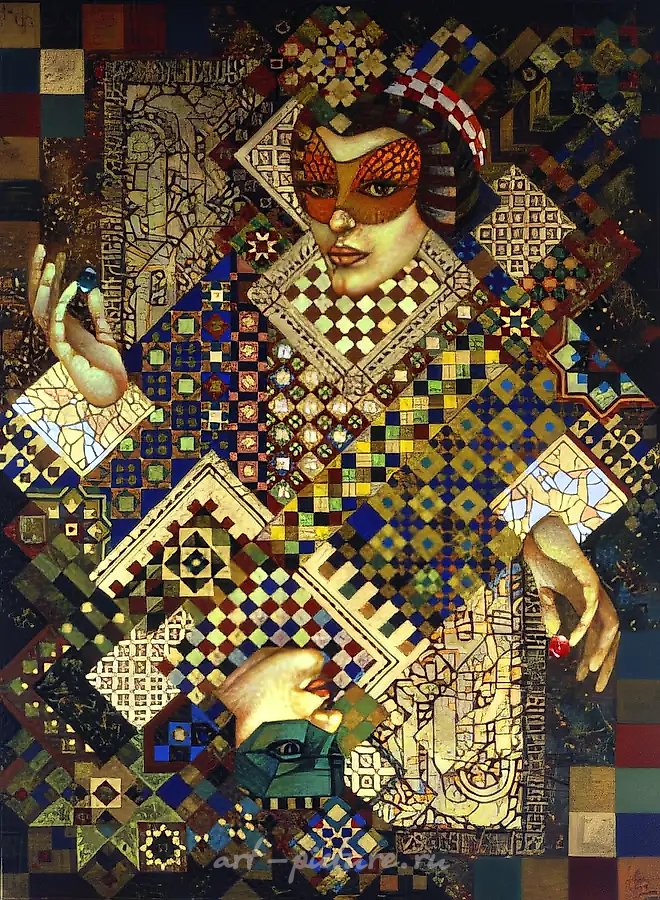 Карнавал цвета, 1999, холст, масло, 80х60 Частная коллекция. США