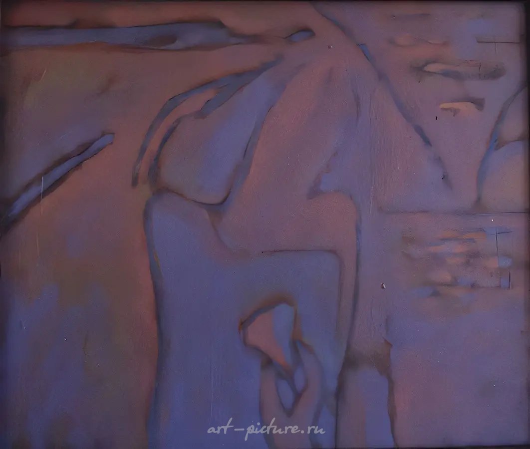 Без названия, 1997, оргалит, масло, 64x53. Собственность автора