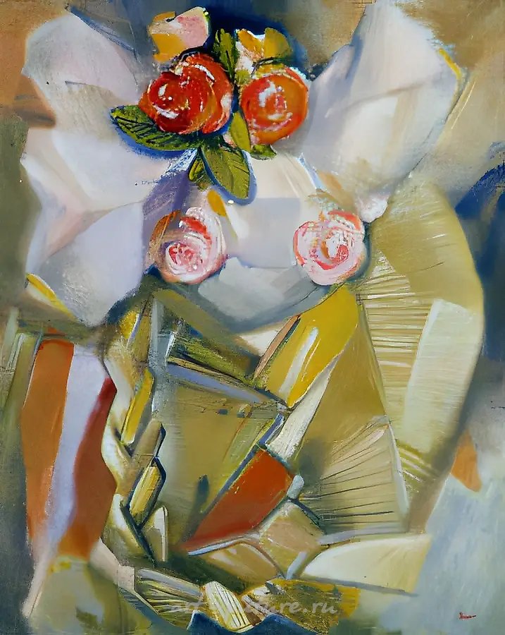 Коса баварской девушки, 2000, холст, масло, 55х45 Собственность автора