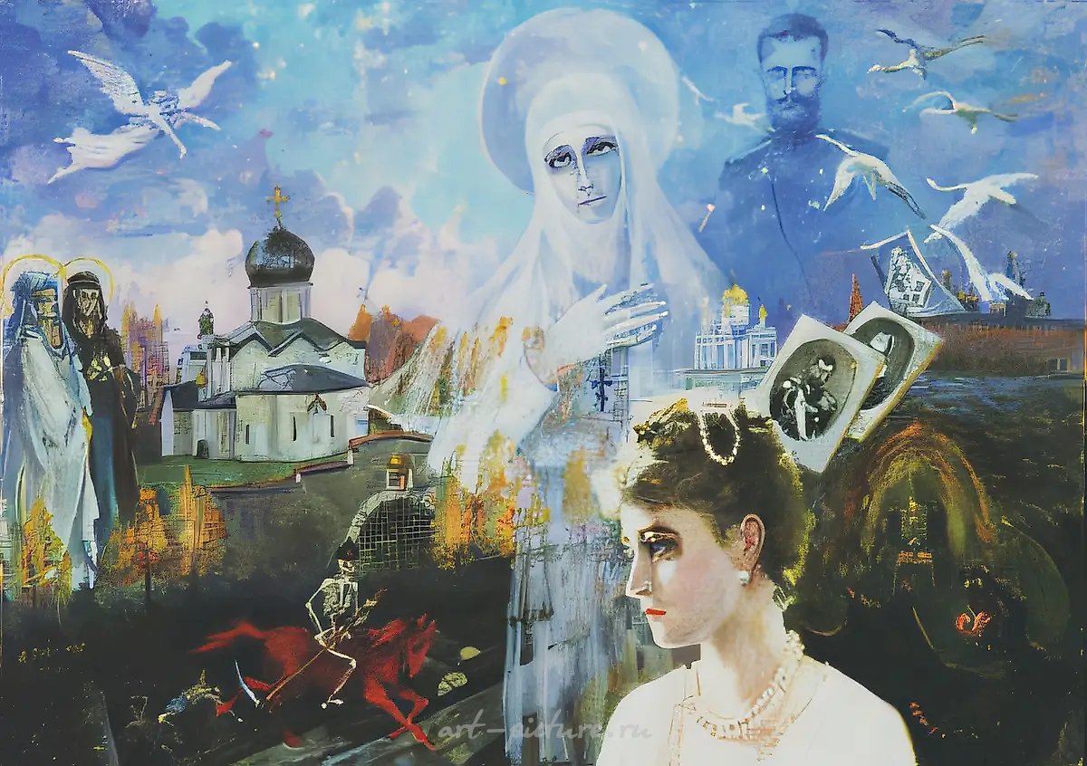 А. Оранская. Княгиня милосердия Елизавета Федоровна, 1998, холст, масло, 85х60, $460