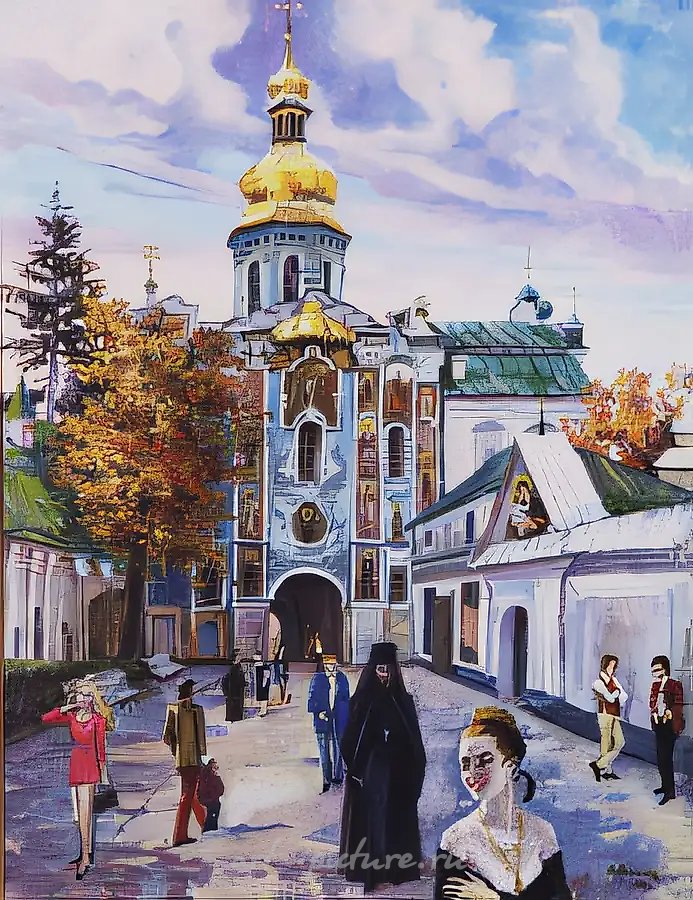 А. Оранская. Киев. Киево-Печерская Лавра, 0, холст, масло,