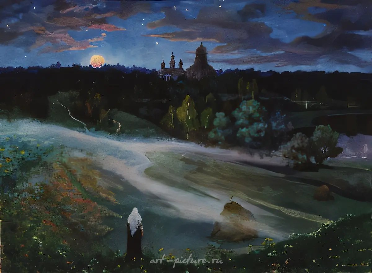 А. Оранская. Хотьково. Раздумье, 0, холст, масло,