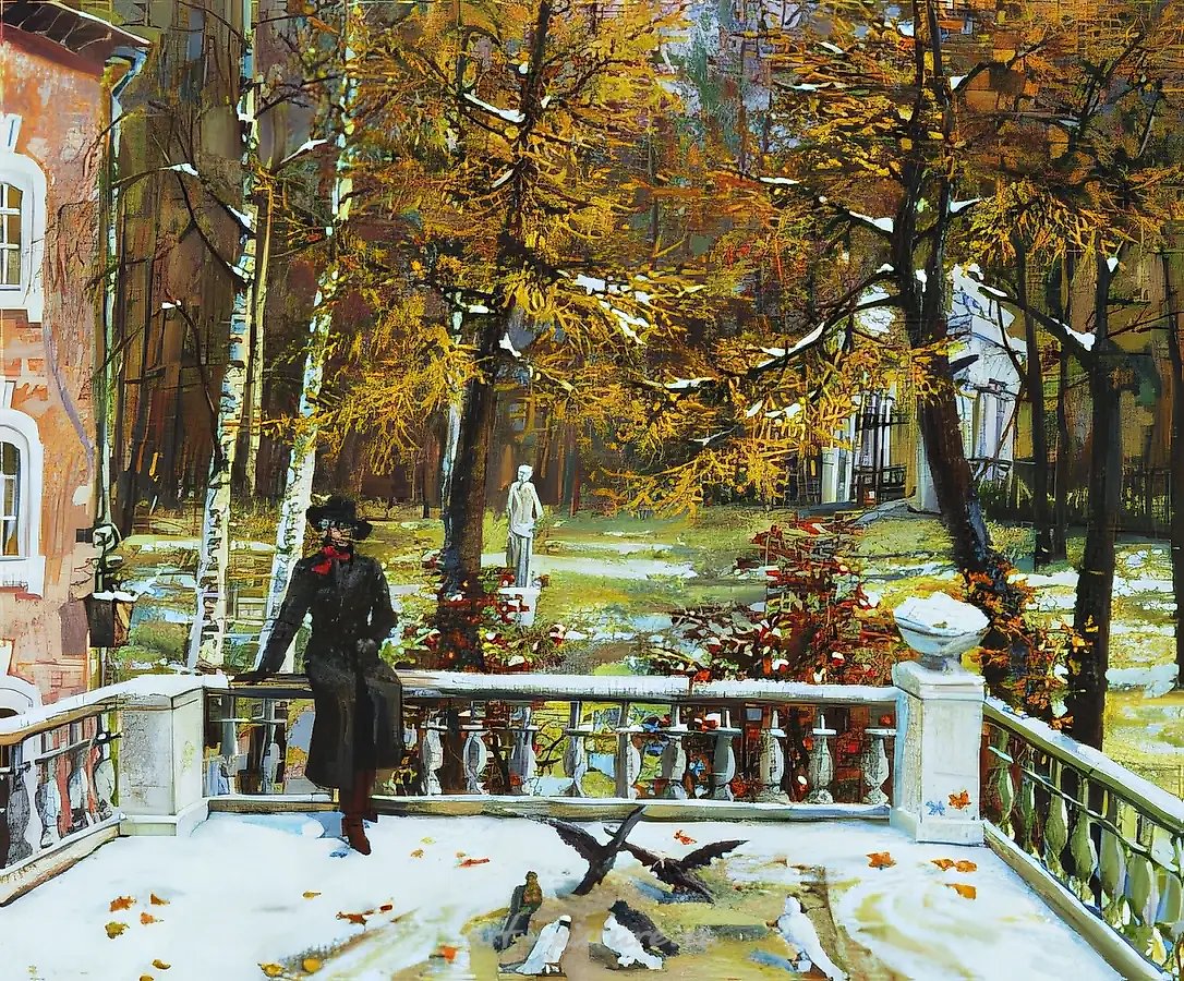 А. Оранская. Предзимье, 1999, холст, масло, 100х80, $1.150