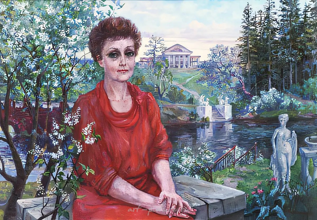 А. Оранская. Портрет А.Л., 2001, холст, масло, 70х100 Частное собрание. Россия