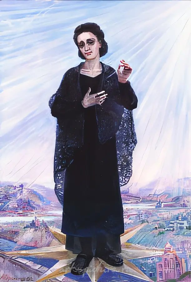 А. Оранская. Портрет Н.Н., 2001, холст, масло, 100х70 Частное собрание. Россия