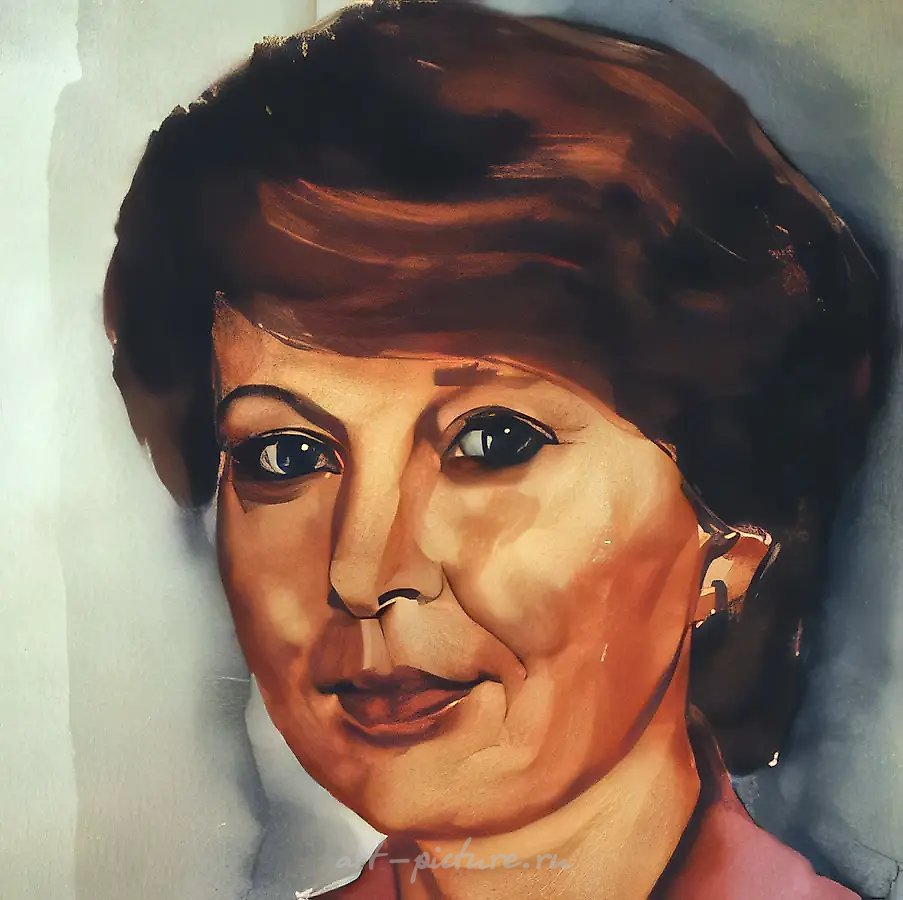 Женский портрет, 2000, масло на холсте, 40x35. Частная коллекция, Россия