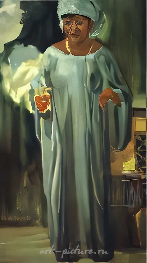 Портрет, 2000, масло на холсте, 120x80. Частная коллекция, Гвинея