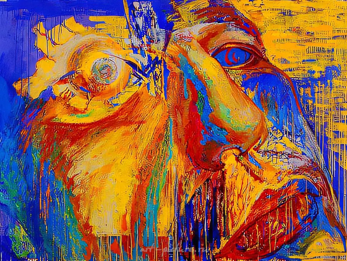 Я — царь, 1999, масло на холсте и картоне, 150x200. Собственность автора