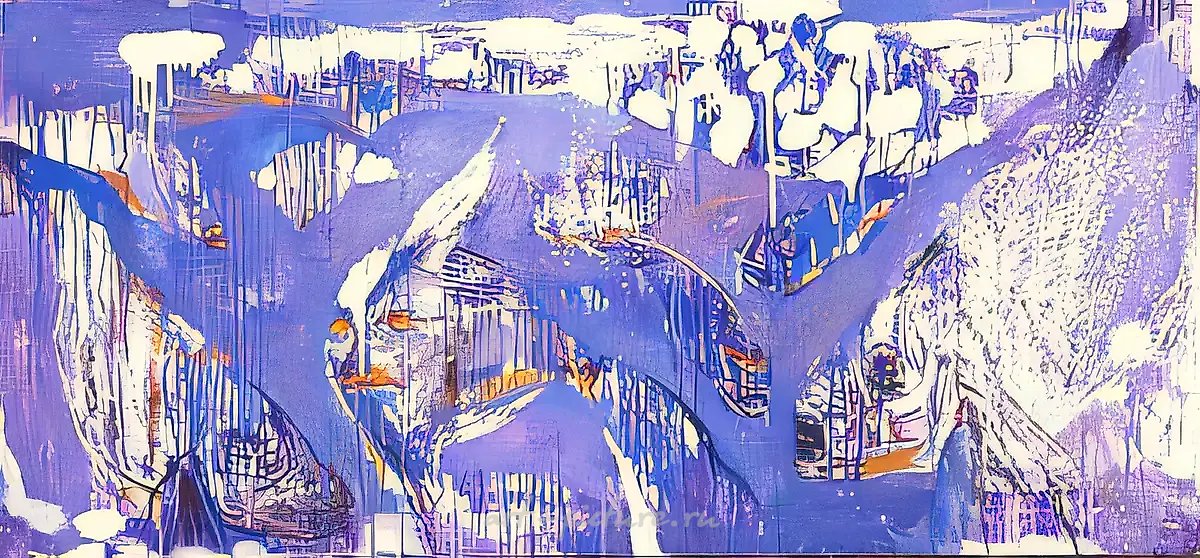 Аквариум, 2000, смешанная техника, 70x160. Собственность автора