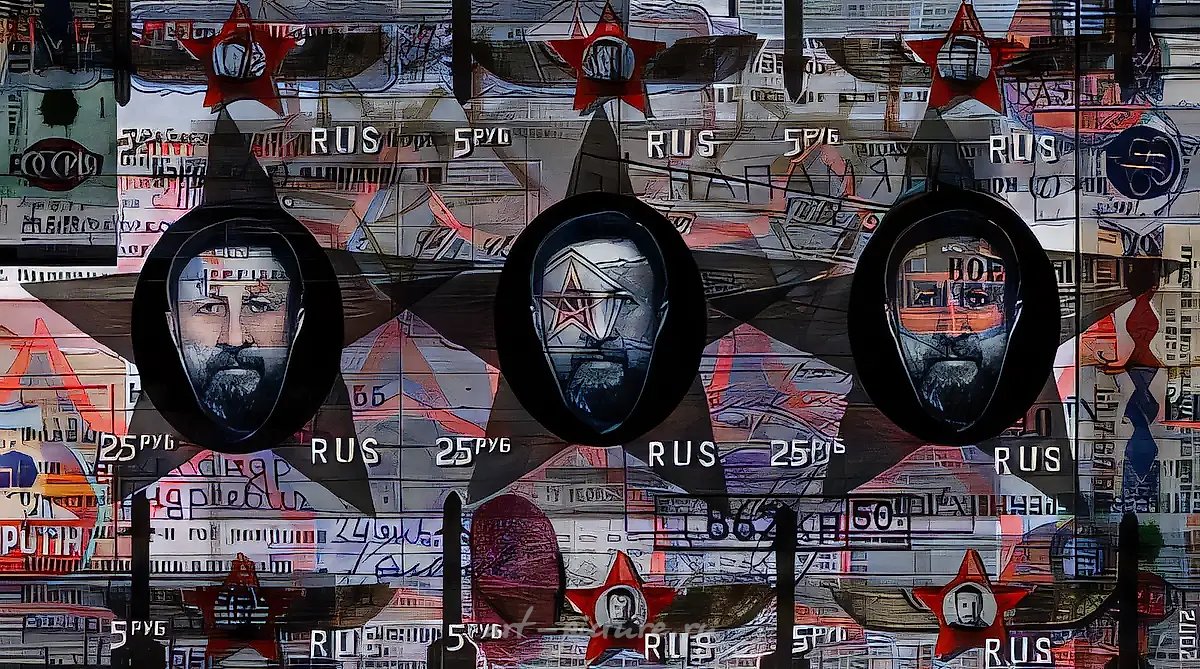 Военная карта, 2002, авторская печать, холст