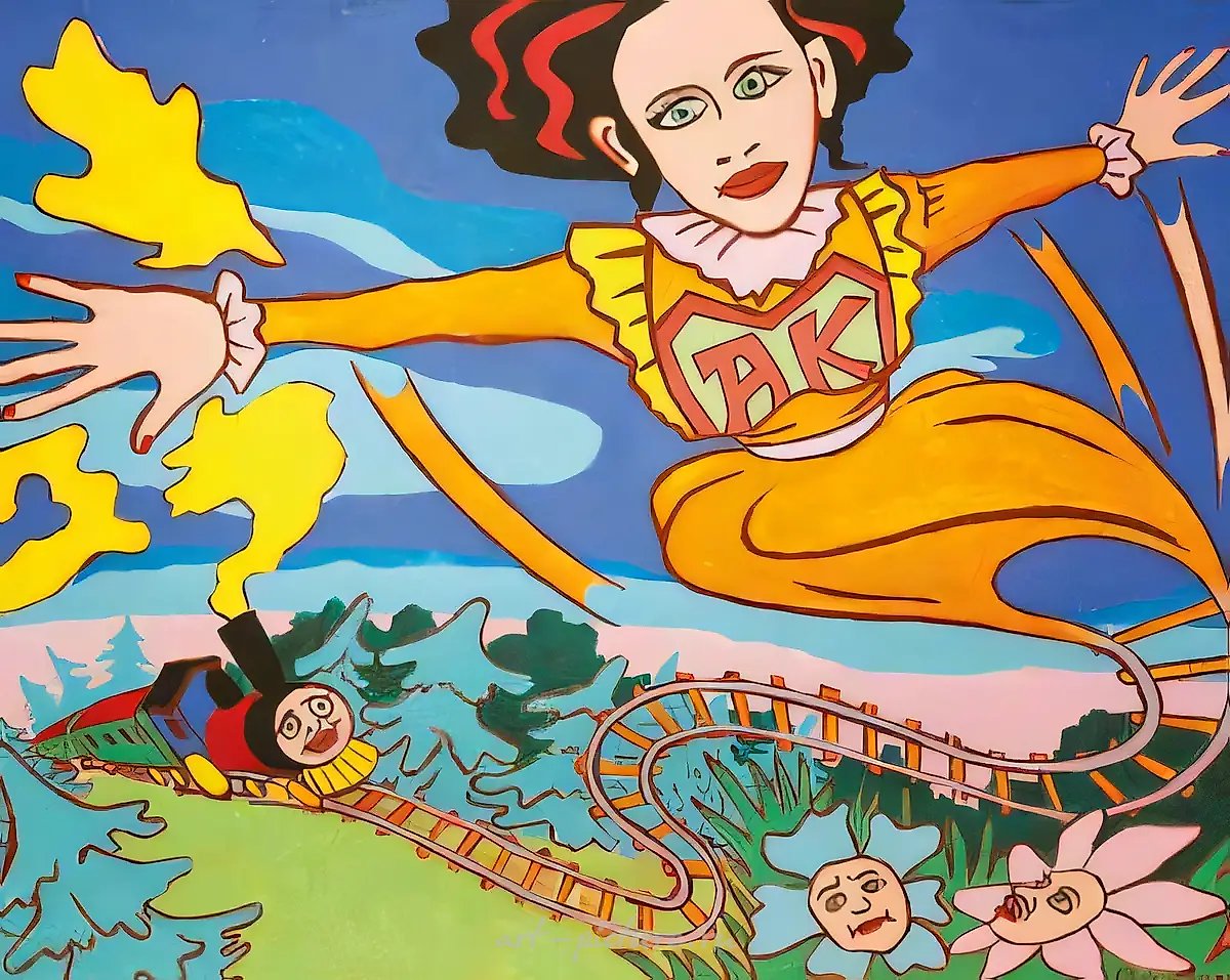 Анна Каренина, 2005, холст, акрил, 0.60 x 0.80 м