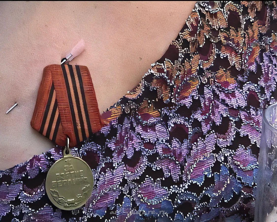 Медаль, 2003, документация перформанса, Берлин